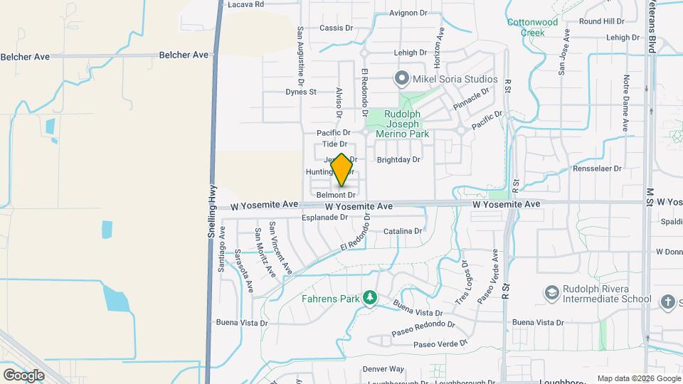 1349 Belmont Dr Map and Location Details