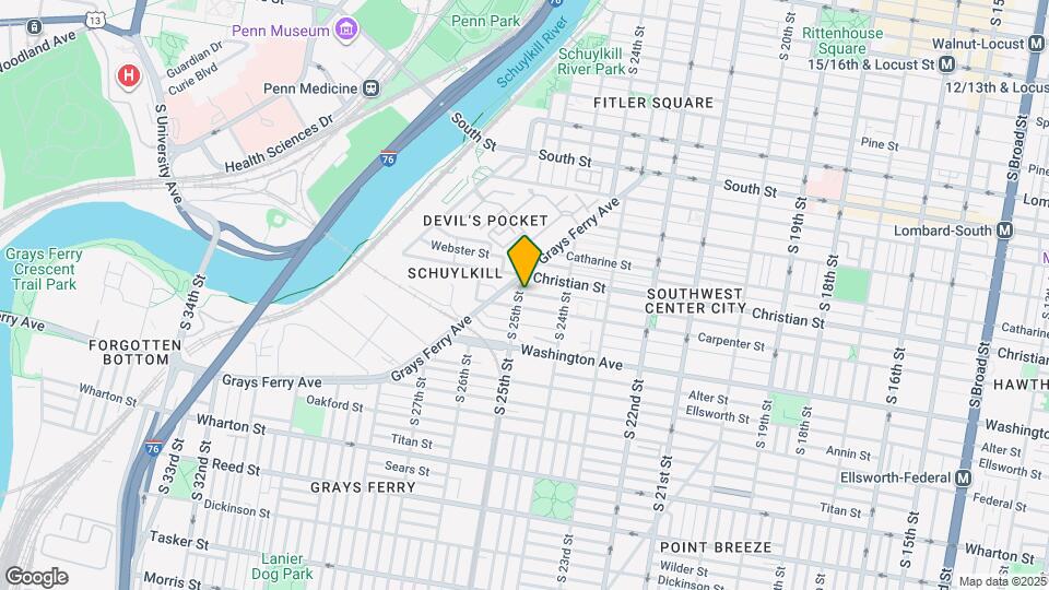 919 S 25th St Map and Location Details