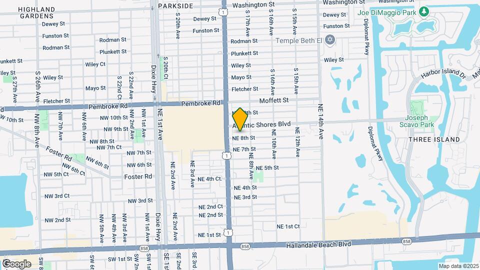 701 NE 8th St Map and Location Details