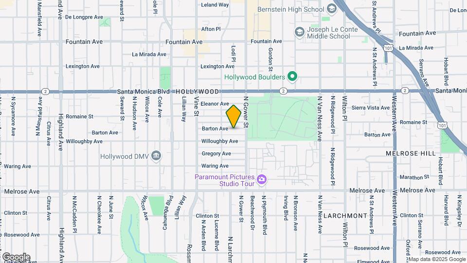5932 Barton Ave Map and Location Details