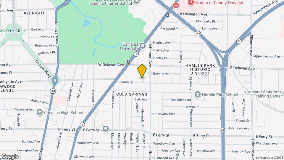 102 Florida St Map and Location Details