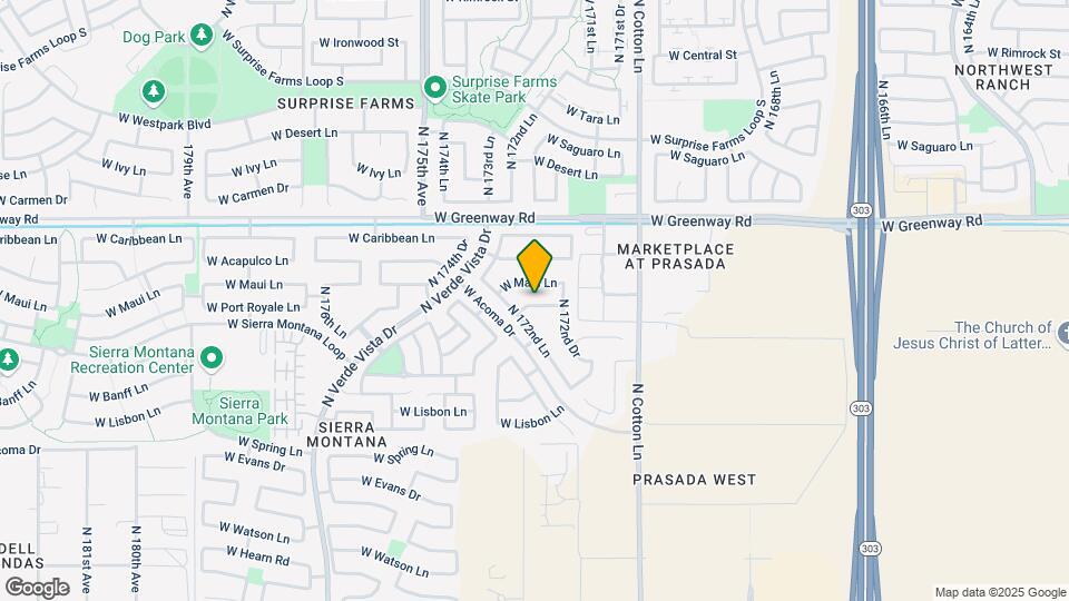 17254 W Country Gables Dr Map and Location Details