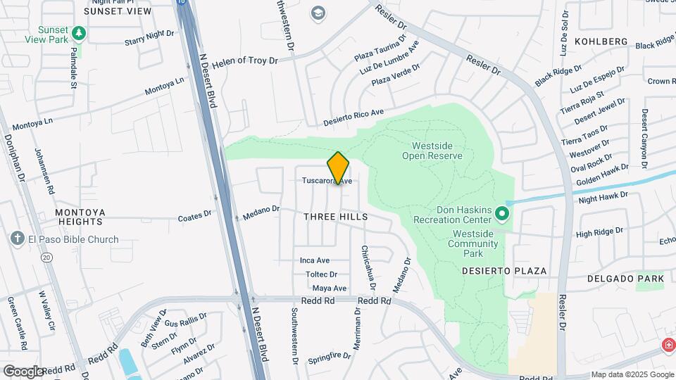 7605 Iroquois Dr Map and Location Details