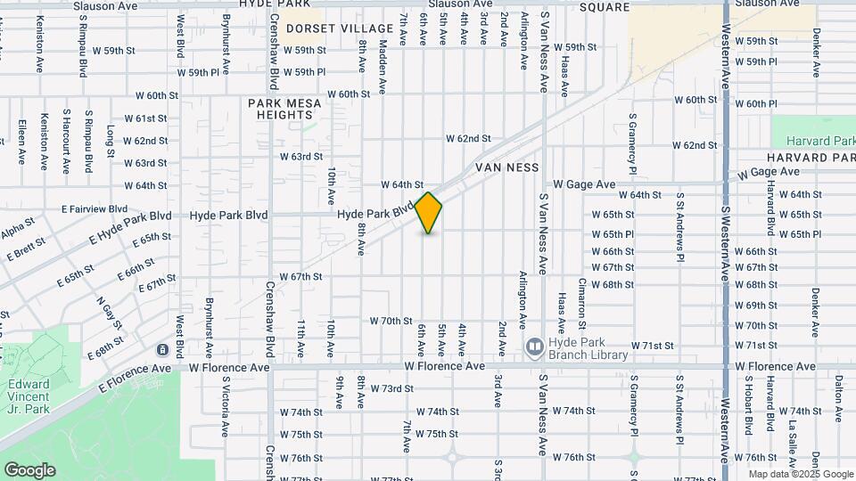 6610 6th Ave Map and Location Details