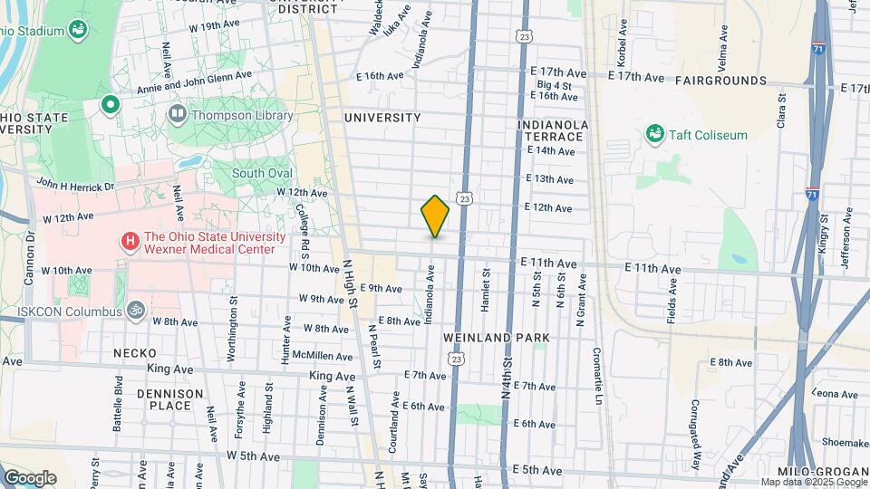 1574 Indianola Ave Map and Location Details