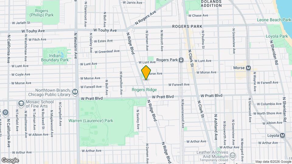 6911 N Ridge Blvd Map and Location Details