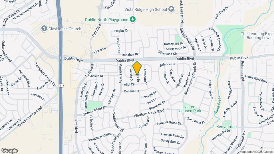 6428 Elsinore Dr Map and Location Details