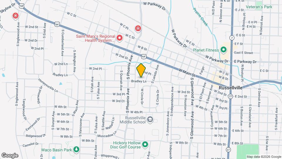 1310 Bradley Ln Map and Location Details