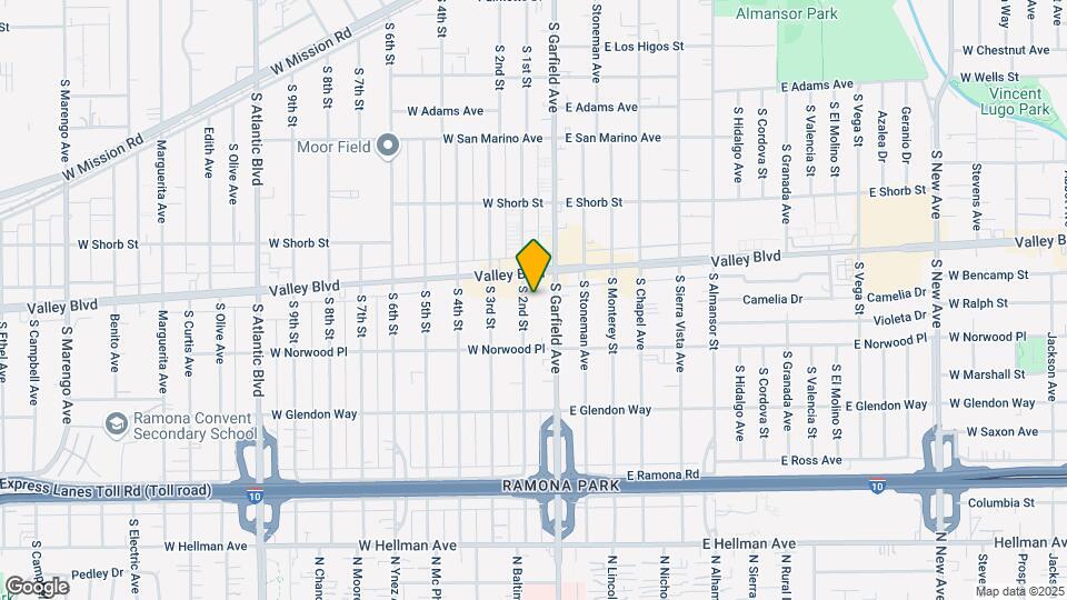 1420 S 2nd St Map and Location Details