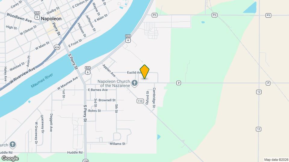 622 Beckham St Map and Location Details