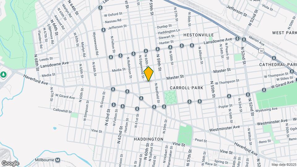 6002 Master St Map and Location Details