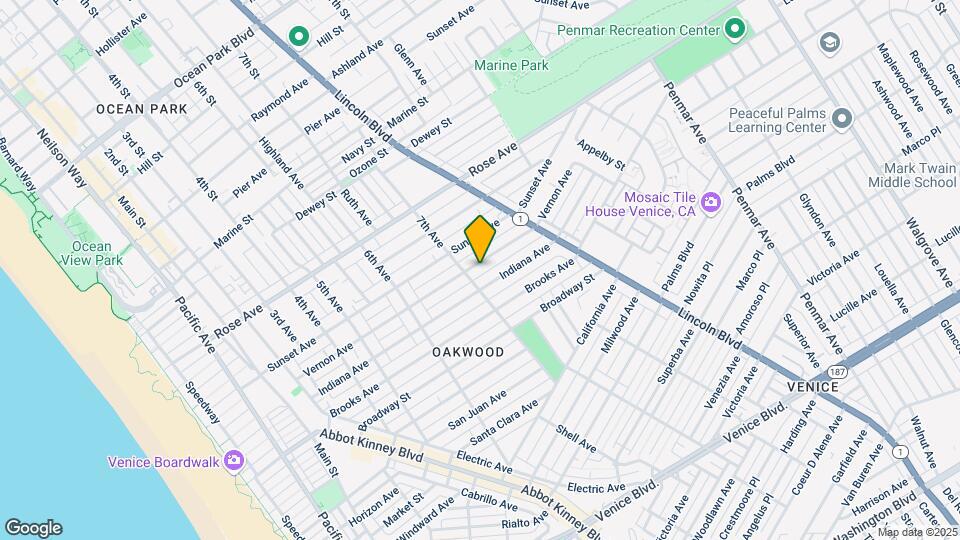 718 Vernon Ave Mapa y Detalles de la Ubicación