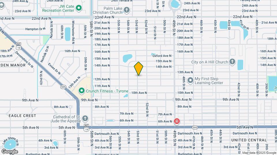 1201 53rd St N Map and Location Details
