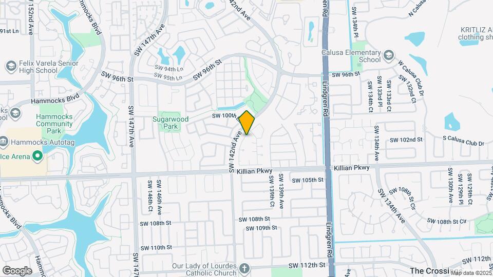 10105 SW 141st Ct Map and Location Details