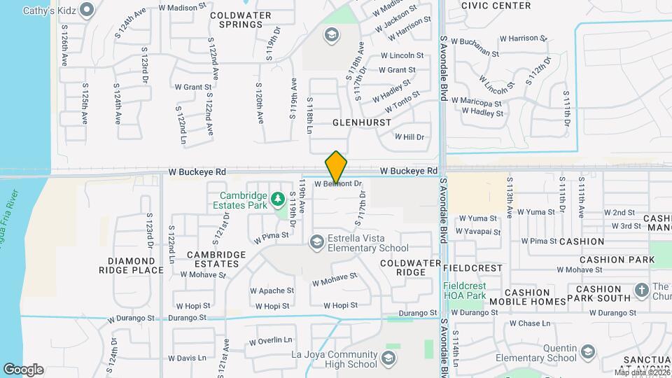 11791 W Belmont Dr Mapa y Detalles de la Ubicación