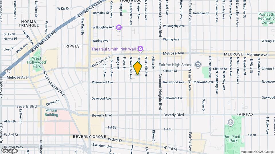 523 N Harper Ave Map and Location Details