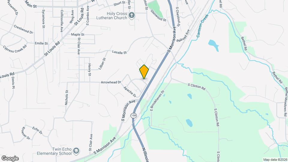 1114 Cherokee St Map and Location Details