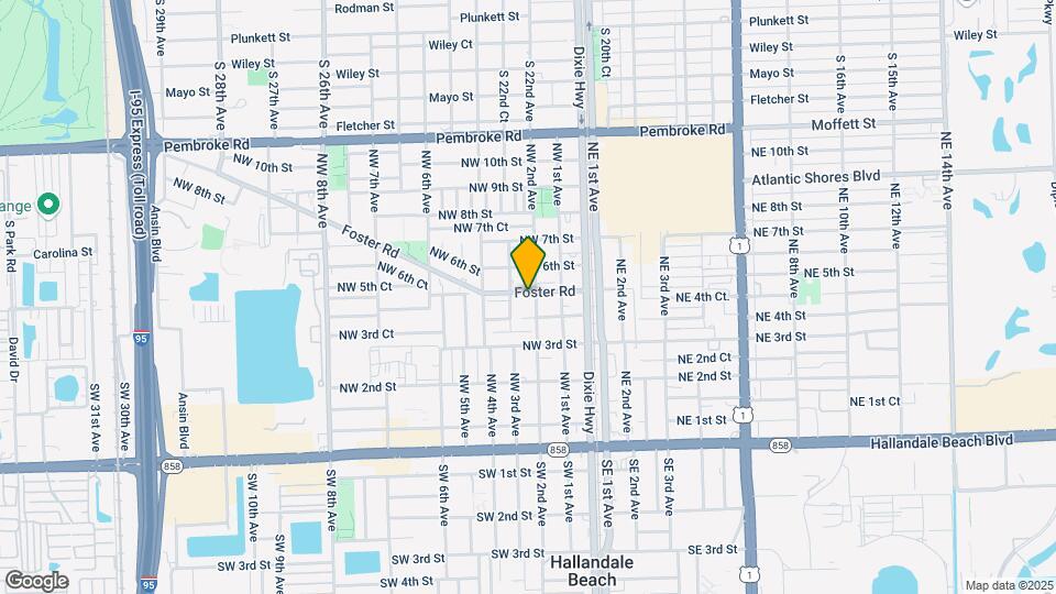 417 NW 2nd Ave Map and Location Details