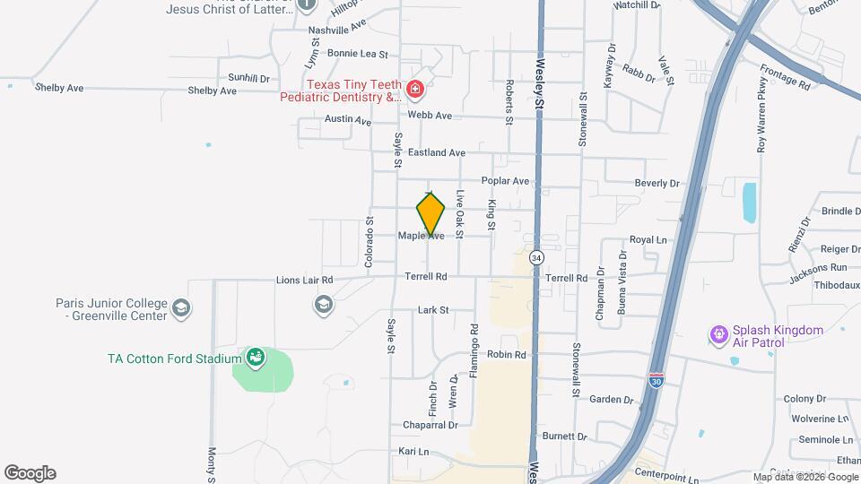 3135 Maple Ave Map and Location Details