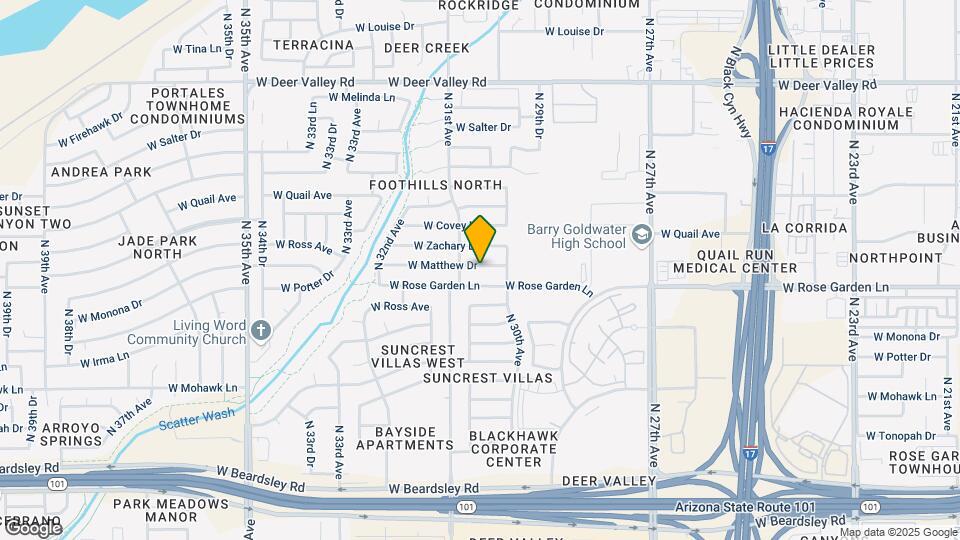 3029 W Matthew Dr Map and Location Details