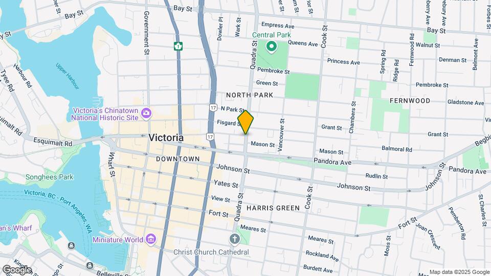 1612 Quadra St Map and Location Details
