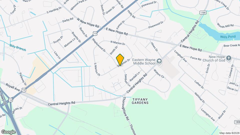 242 N Marion Dr Mapa y Detalles de la Ubicación