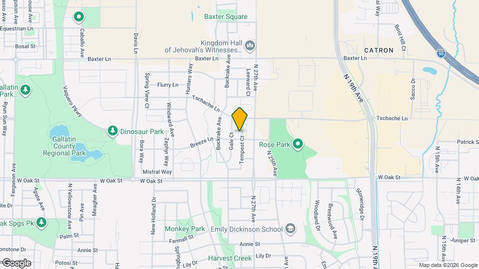 1623 Tempest Ct Mapa y Detalles de la Ubicación