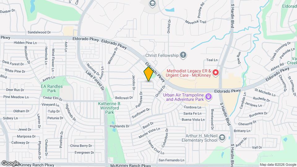 4213 Magnolia Dr Map and Location Details