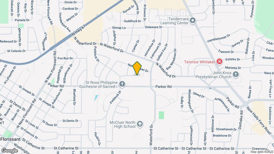 1470 Whirlaway Dr Map and Location Details
