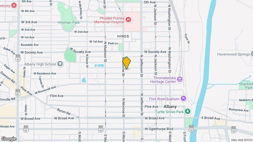 427 W Residence Ave Map and Location Details