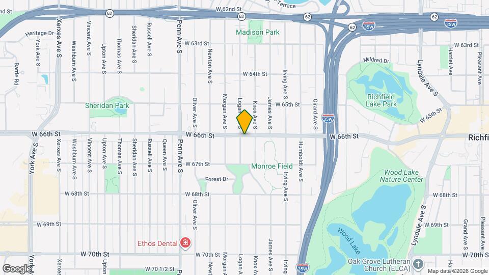 6601 Logan Ave S Map and Location Details