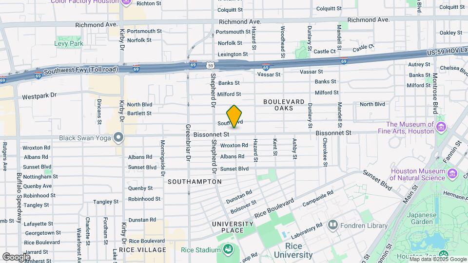 2038 Bissonnet St Mapa y Detalles de la Ubicación