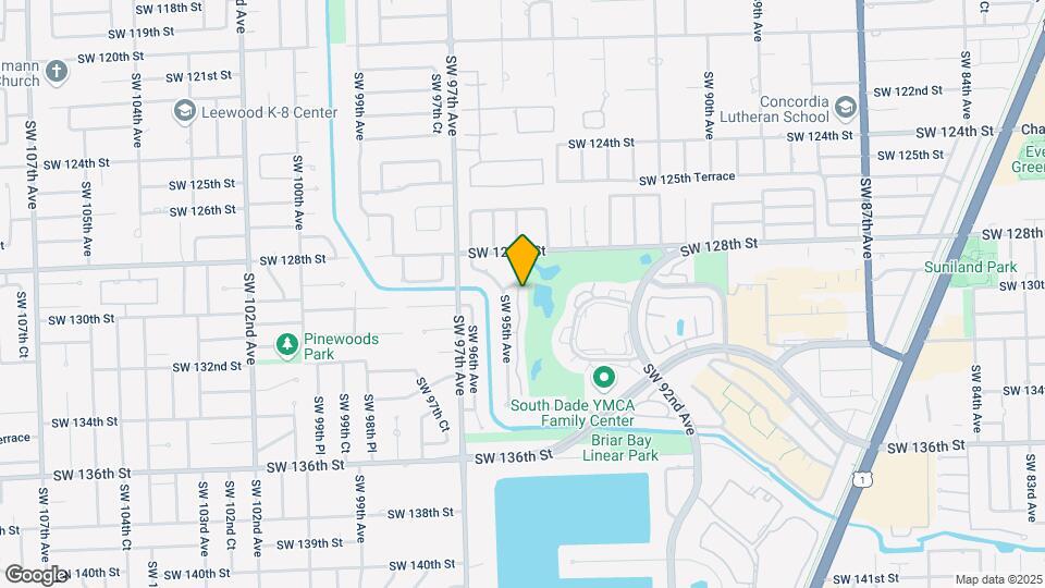 12935 SW 95th Ave Map and Location Details
