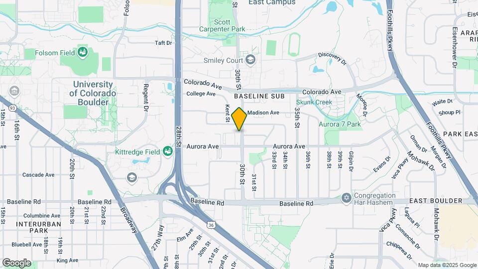 945 30th St Map and Location Details