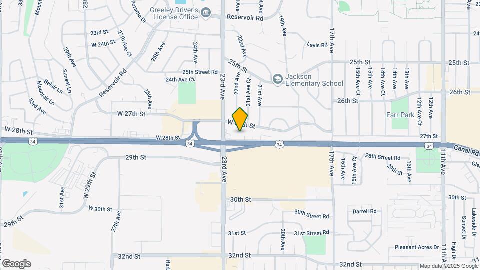 2173 28th St Map and Location Details