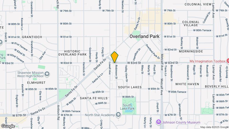 8300 Robinson St Map and Location Details