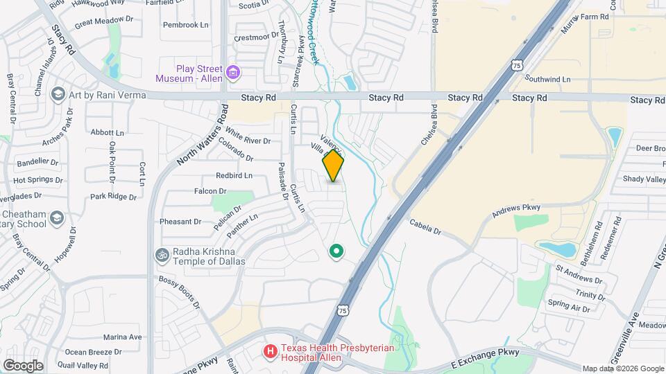 858 Llano Dr Map and Location Details