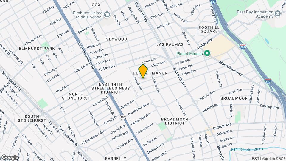 1833 108th Ave Mapa y Detalles de la Ubicación
