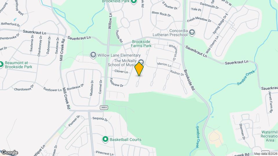 2735 Rolling Green Pl Map and Location Details