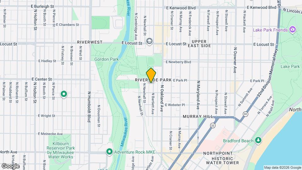 2627 N Bartlett Ave Map and Location Details