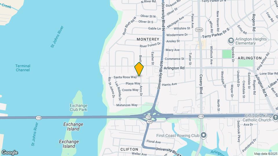 5452 Santa Rosa Way Map and Location Details