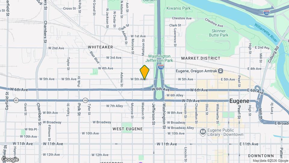 539 Madison St Map and Location Details