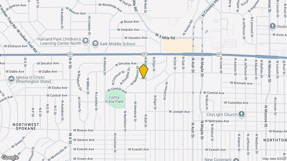 6003 N Belt St Map and Location Details