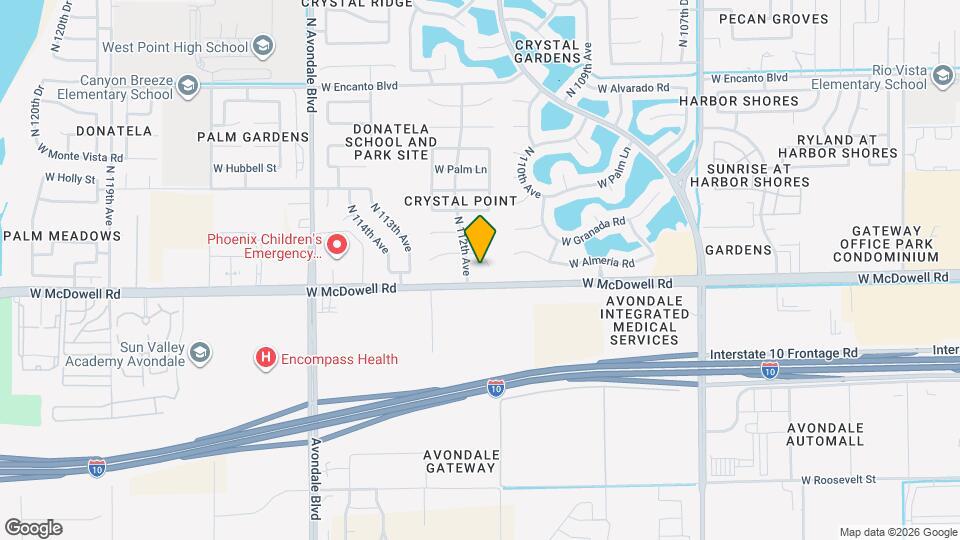 11179 W Almeria Rd Map and Location Details