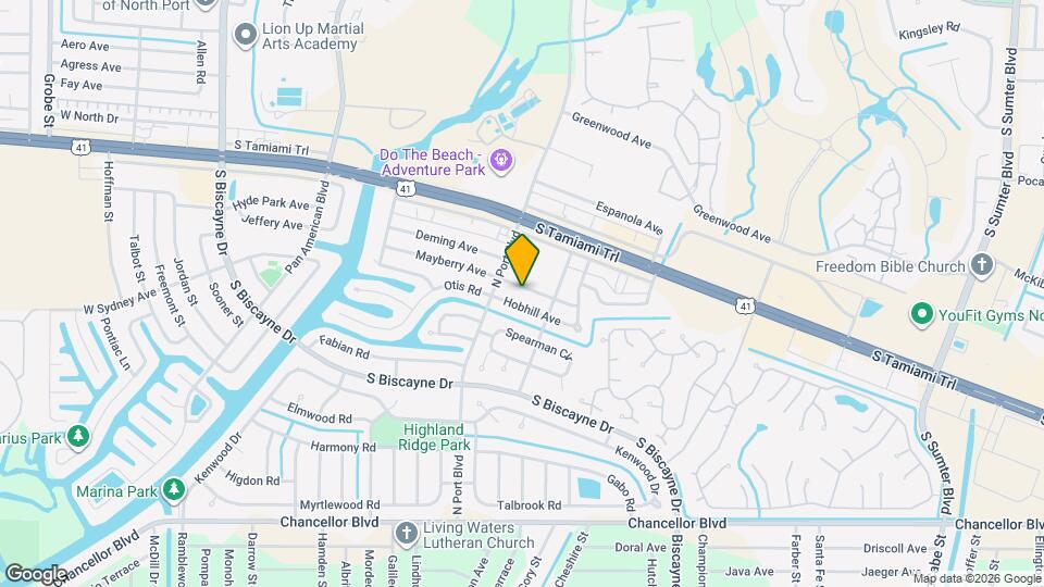 5957 Mayberry Ave Map and Location Details