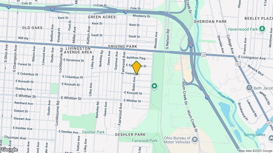 1050 Bulen Ave Map and Location Details