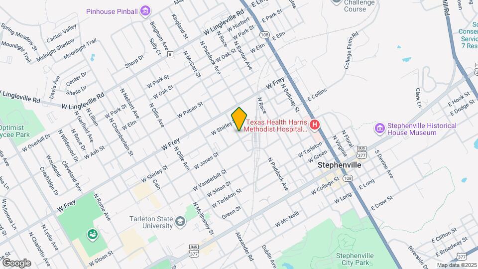 645 N McCart St Map and Location Details