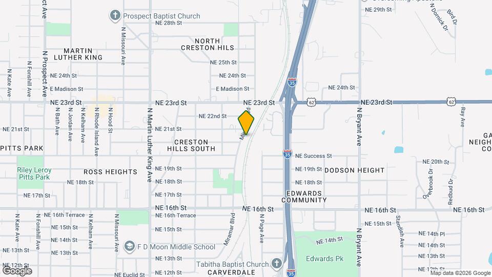 2132 Miramar Blvd Map and Location Details