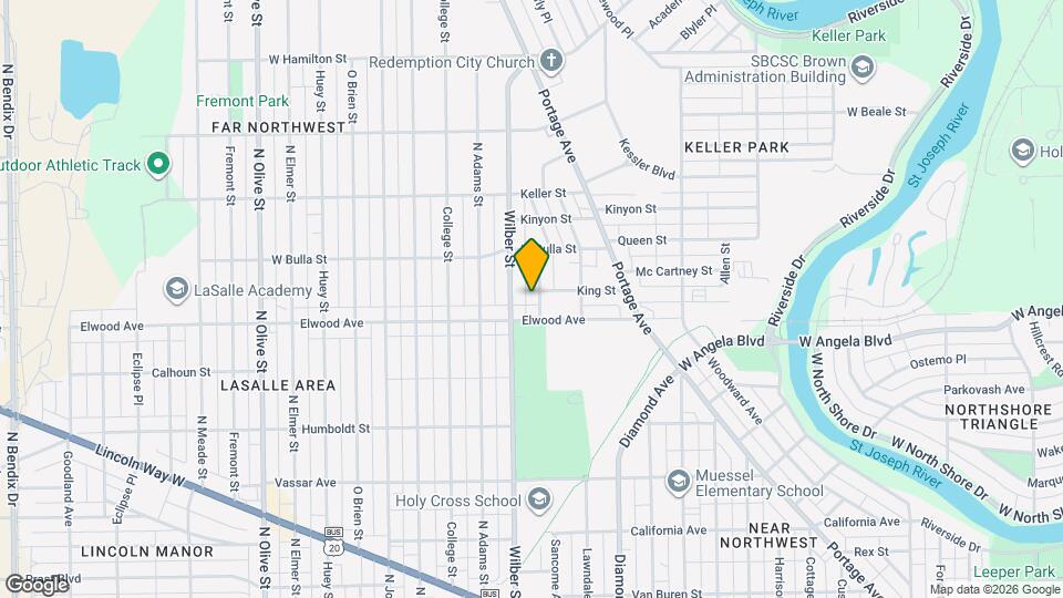 1417 Medora St Map and Location Details