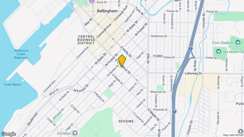 510 E Chestnut St Map and Location Details